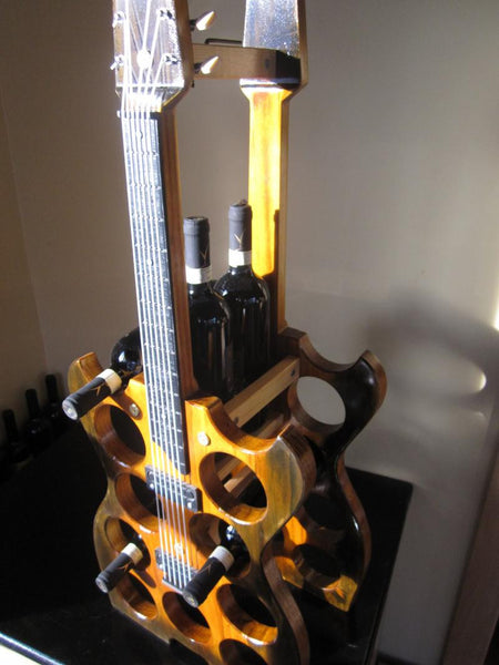 13 Bottle Electric Guitar Wine Rack