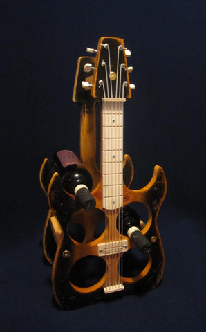 6 Bottle Electric Guitar Wine Rack